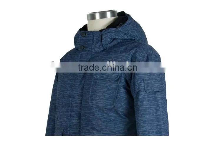 2017 new men's outdoor bomber down jacket winter parka with hood