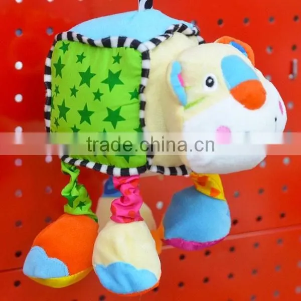 Cute shaking Plush toys baby educational stuffed & plush toy baby gift