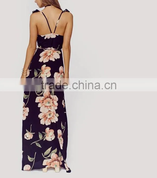 2017 Deep-V Sexy backless Lady dress