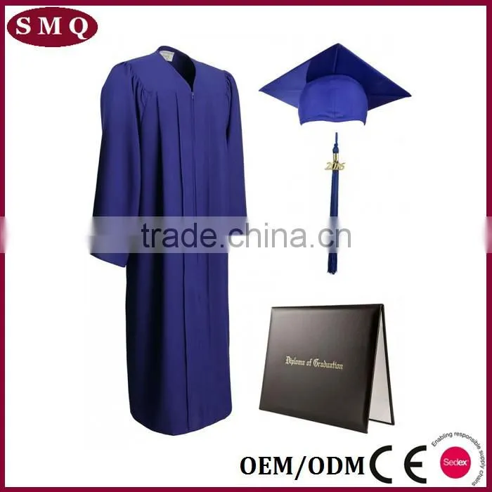 2017 customized school uniform children graduation gown for Kindergarden