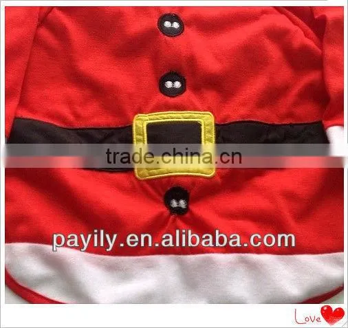 EN 71 Embroidered Christmas knitted fabrics dog clothing