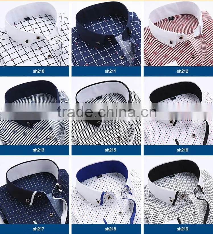 Yiwu factory competitive price customise decent formal men's busniess shirt