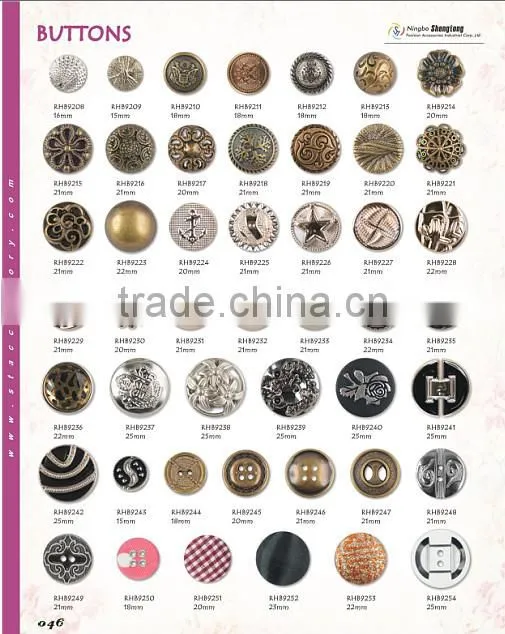Fashion shirt button wholesae and fabric button blanks hot selling for DIY or clothes accessories