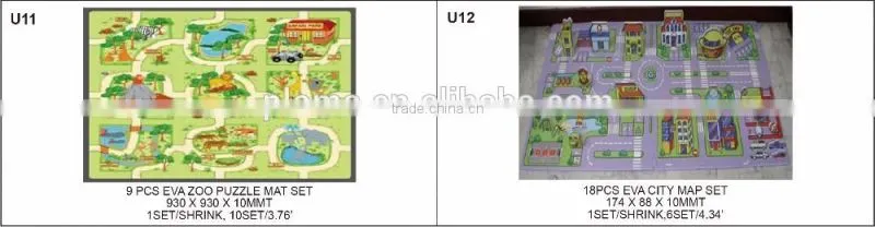 54pcs World Map EVA Jigsaw Puzzle Mat