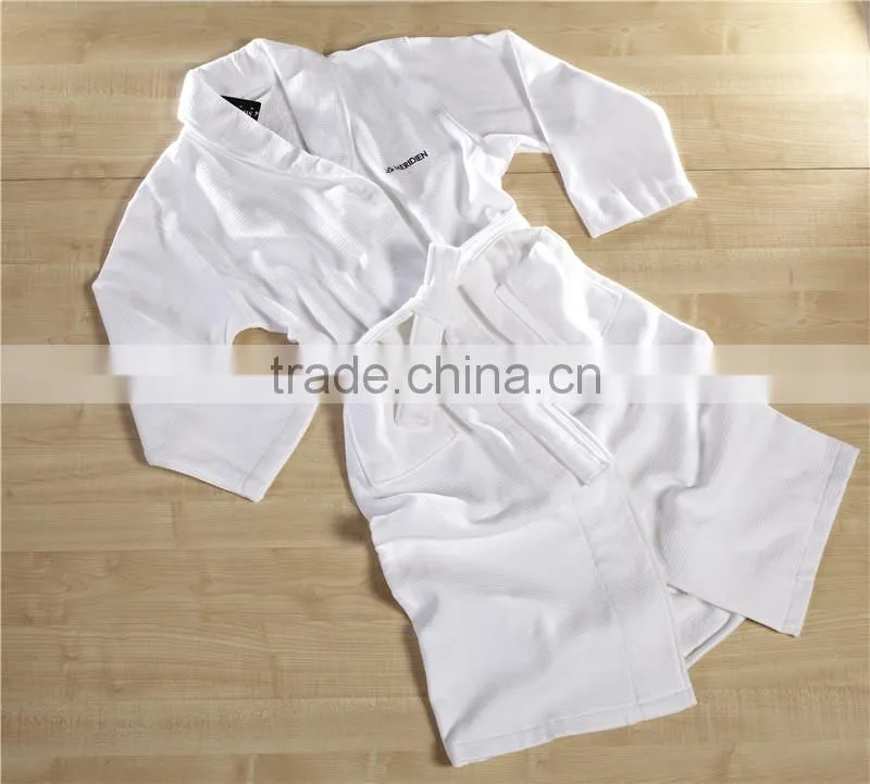 High Quality 100% Cotton Luxury Hotel Waffle Bathrobe