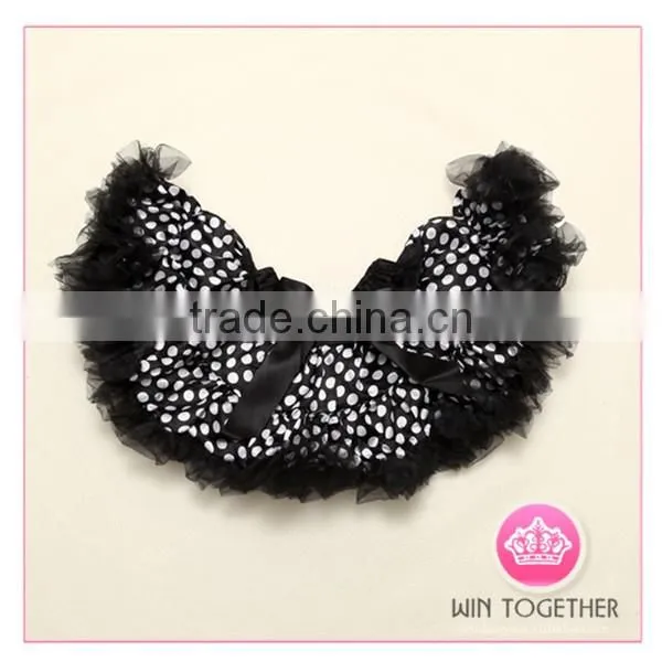 Polka dot black pettiskirt costume