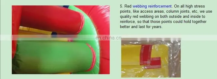 inflatable water slide and bouncer combo