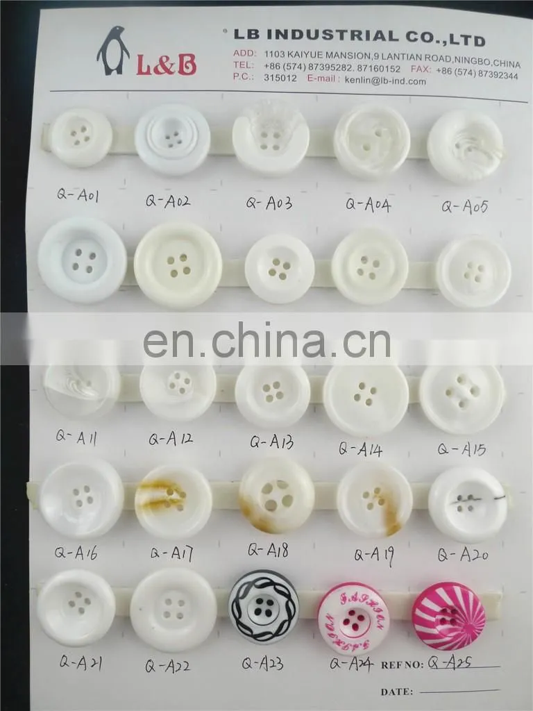 wholesale two hole resin button free sewing colorful buttons plastic resin button