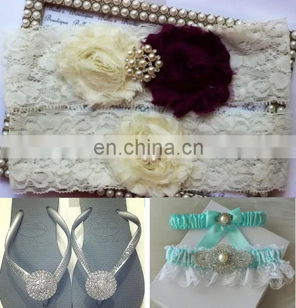 Bulk 21mm Pearl Rhinestone embellishment for wedding invitation