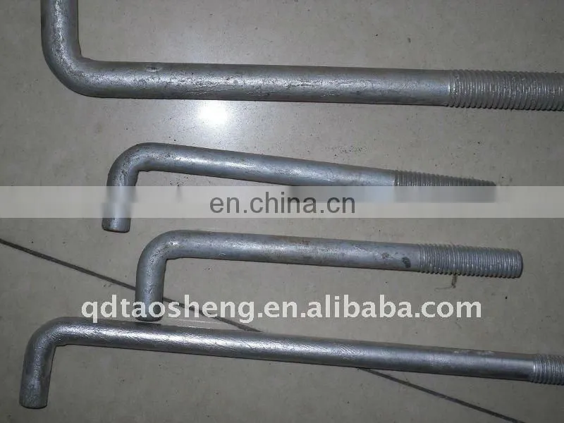Forged L bolt l shaped hook china supplier