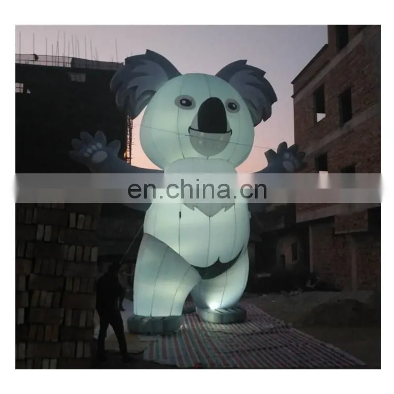 Inflatable Character Good Blow Up Panda And Koala Bear With LED