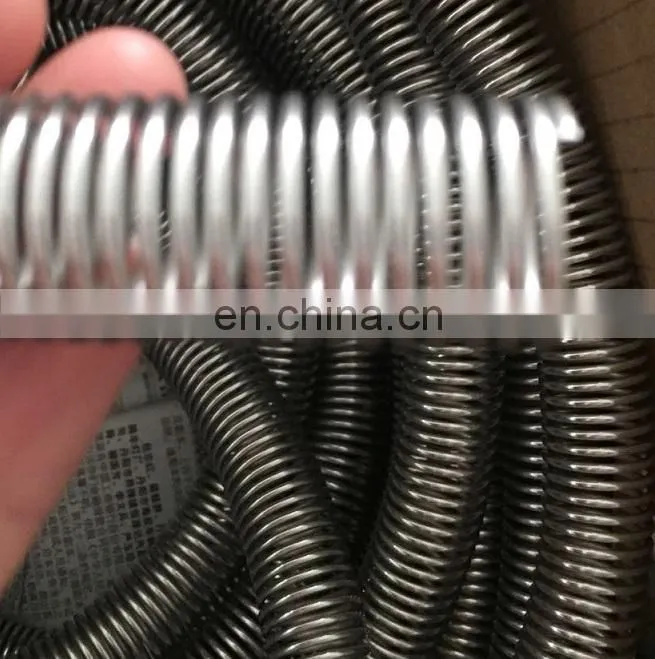 INOX 304 Stainless Steel Spiral Spring Pipe