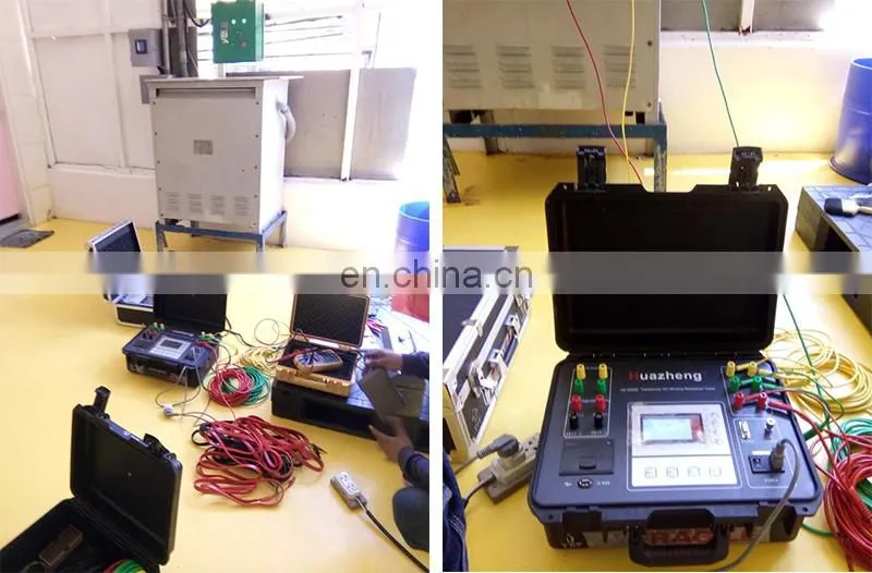 Transformer DC Winding tester power supply digital resistance meter three phase dc resistance tester