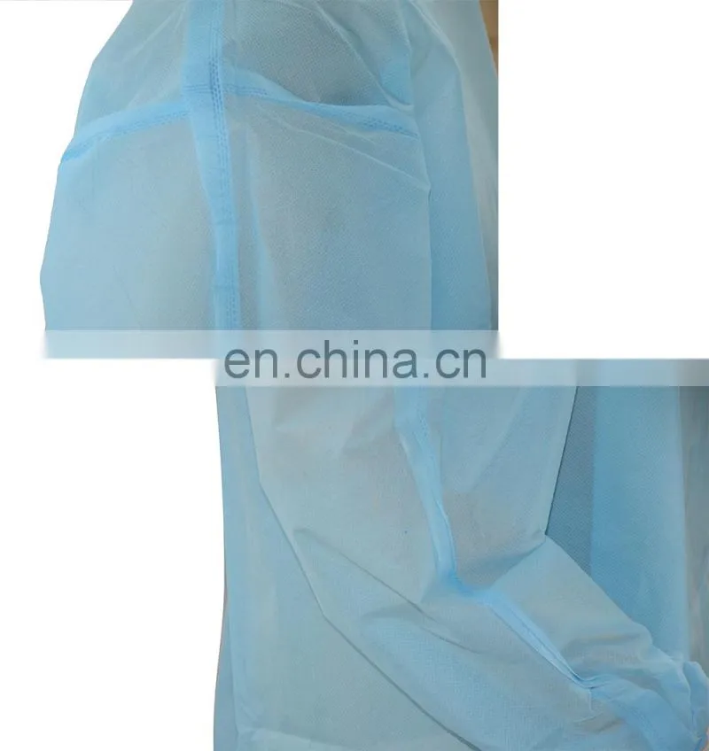 Level 1 SMS Gowns Waterproof Disposable Surgical Gown For Hospital