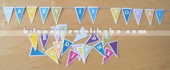 promotional character flag banner