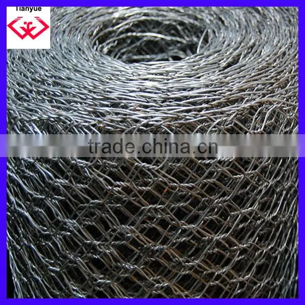 Electro and Hot-dip Galvanized Chicken Mesh, Hexagonal Twisted Mesh
