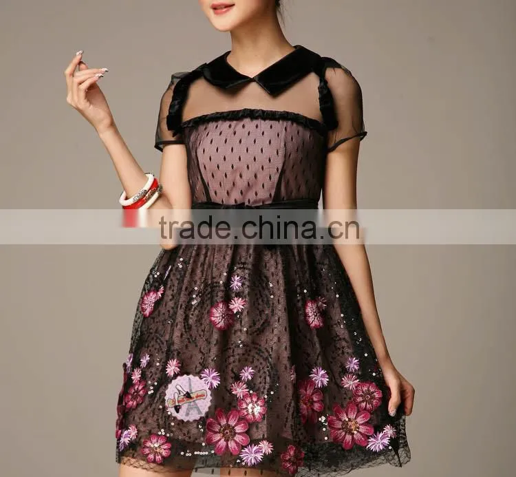 Pale Pink Decorative Embroidery Patch for Women