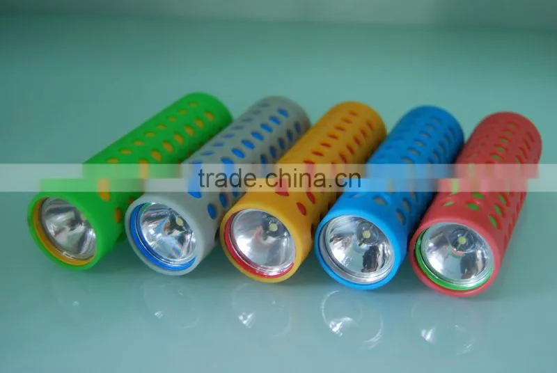 Patented new design glow in the dark AD gift mini led light torch