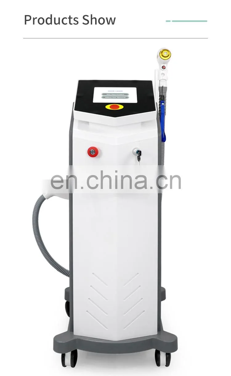 Permanent Hair Remover Alexandrite Laser 3 Wavelengths 808 755 1064 Diode Laser Hair Removal