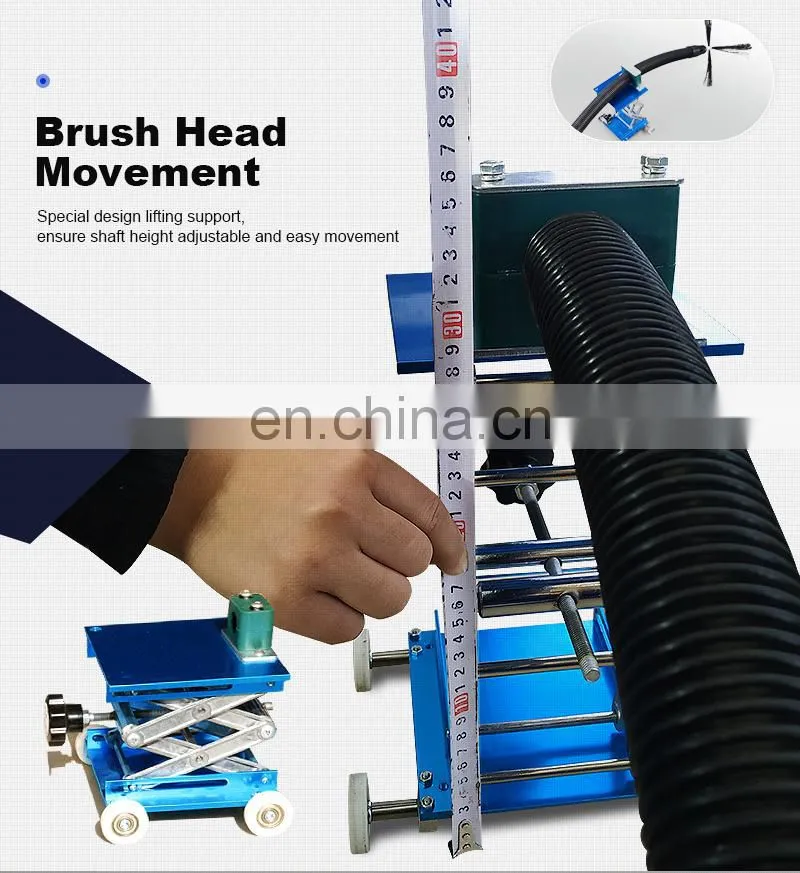 Industrial Air Duct Cleaning Robot With 10m Soft Shaft
