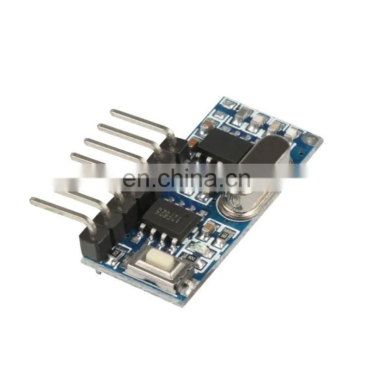 433 mhz metal 4 button wireless RF transceiver kit remote control with receiver