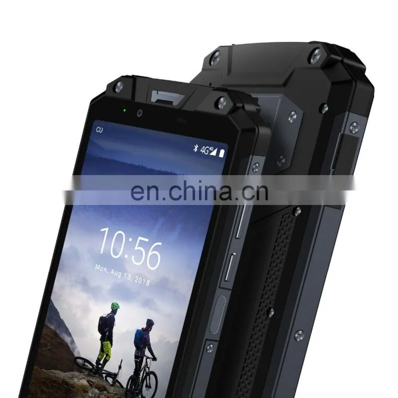 OUKITEL WP2 IP68 Waterproof Dust Shock Proof Mobile Phone 4GB 64GB MT6750T Octa Core 6.0" 18:9 10000mAh Fingerprint Smartphone