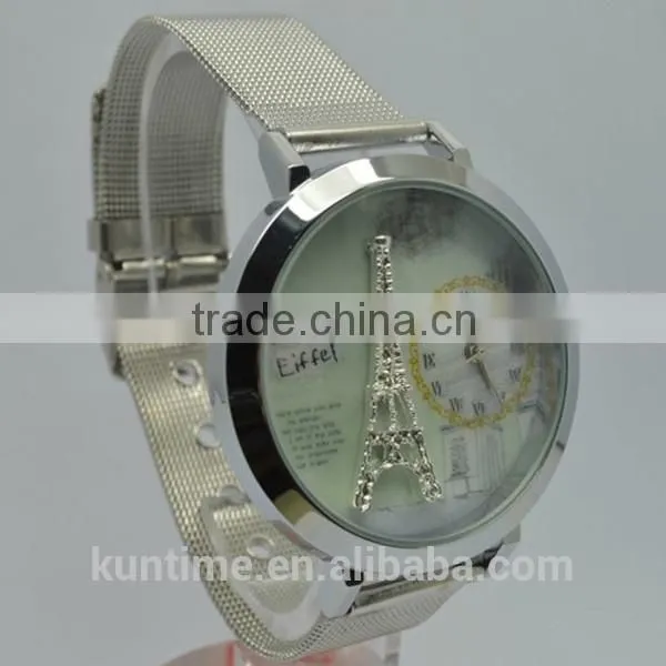 Beautiful Bracelet Style Lady's Crystal Quartz Wrist Watch