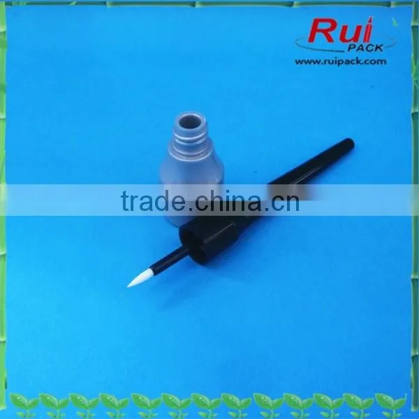 Plastic clear lip gloss tube with lip brush / unique shape empty lip gloss make-up container bottle