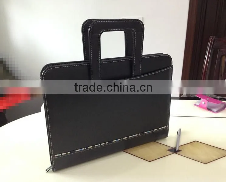 Promotional pu leather meeting folder, conference folder NS-JLJ0010