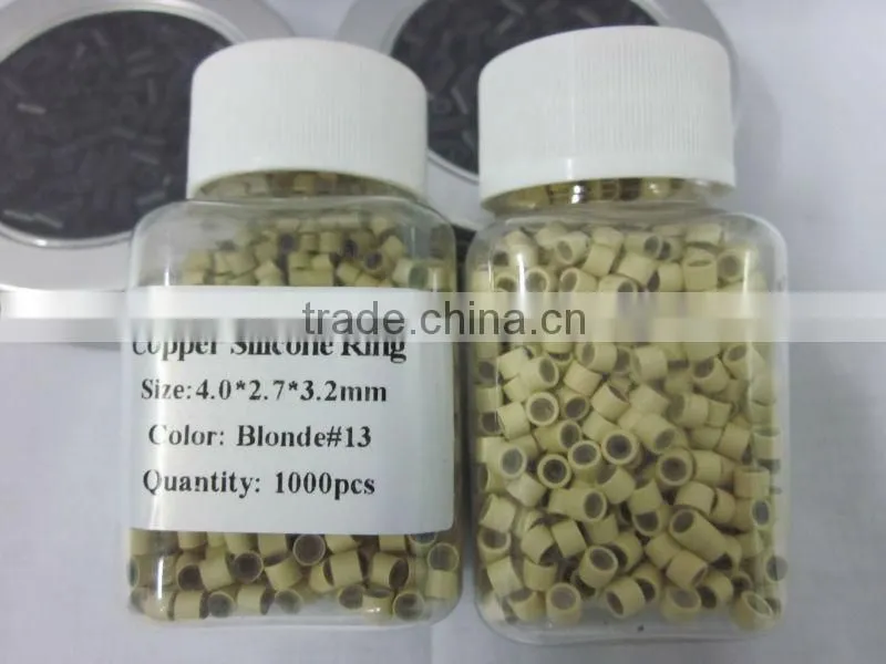 Durable Blonde Silicone Copper Micro Ring