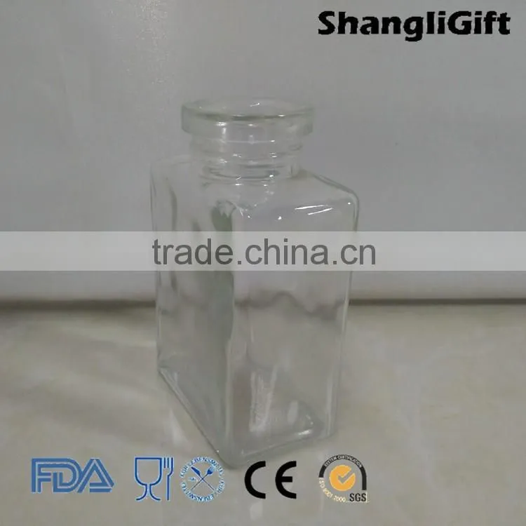 100ml Rectangle Glass Bottle Aroma Reed Diffuser Perfume Glass Bottle