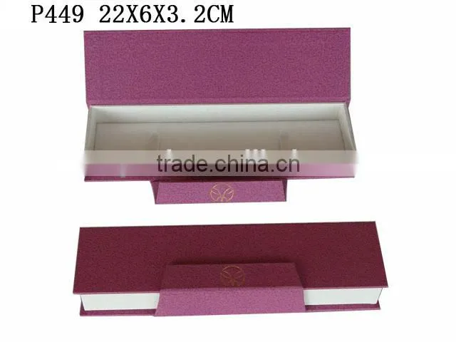 2016 Elegant Custom Earring Box Paper with Flannel Insert P447