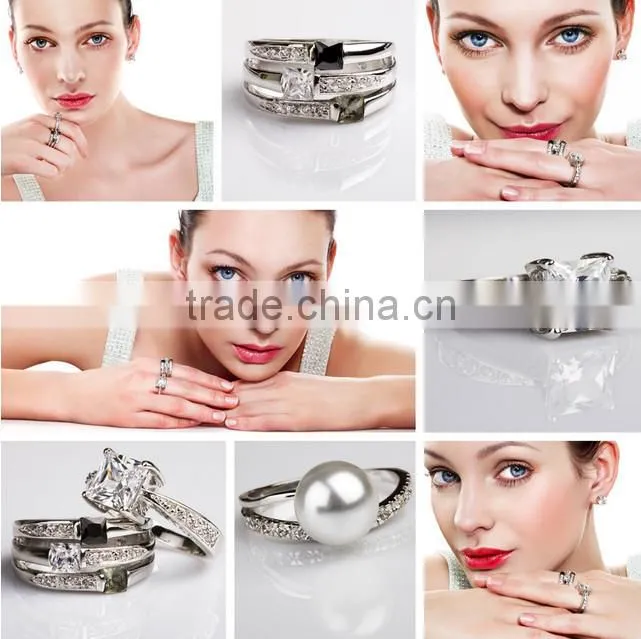 2015 Shengleishi jewelry wholesale fashion ring finger rings photos white gold ring