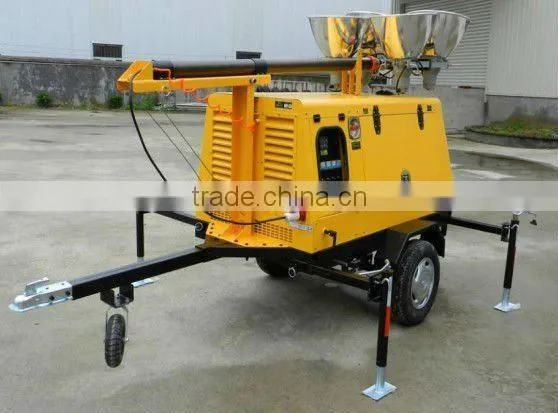 Construction light tower generator