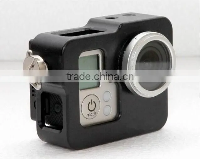 Black Aluminium Alloy Multifunction Protective Case Cover Skin for Camera