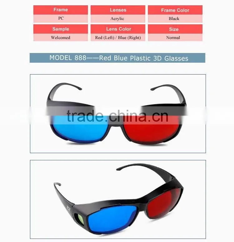 Anaglyph 3d glasses to see 3d anaglyph images