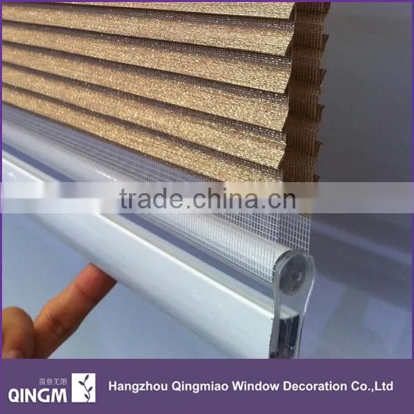 Kitchen Use 100% Polyester Material Double Layer Window Blinds