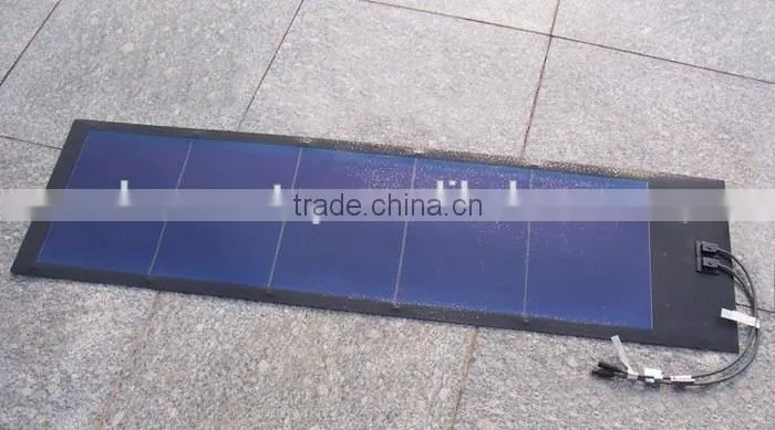 31W flexible thin film solar panel with adhesive