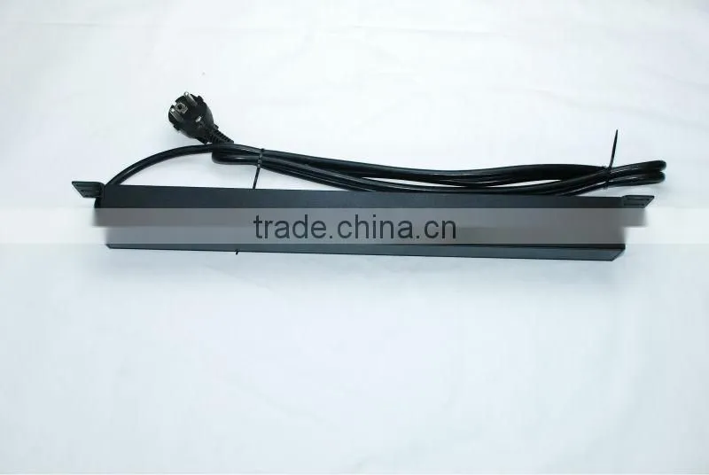 19"1U 6ways with switch and overload protection German type Power Distribution Unit German type PDU for cabinet PDU rack PDU
