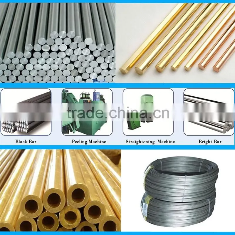 cnc round steel bars peeling machine haige
