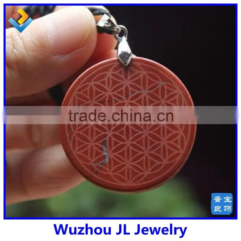 Chian factory wholesale handmade natural crystal Aventurine turquoise Pallisandro Classico merkaba pendant necklace