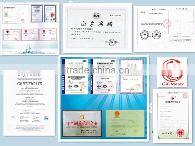 ABS plastic water meter multi jet China supplier