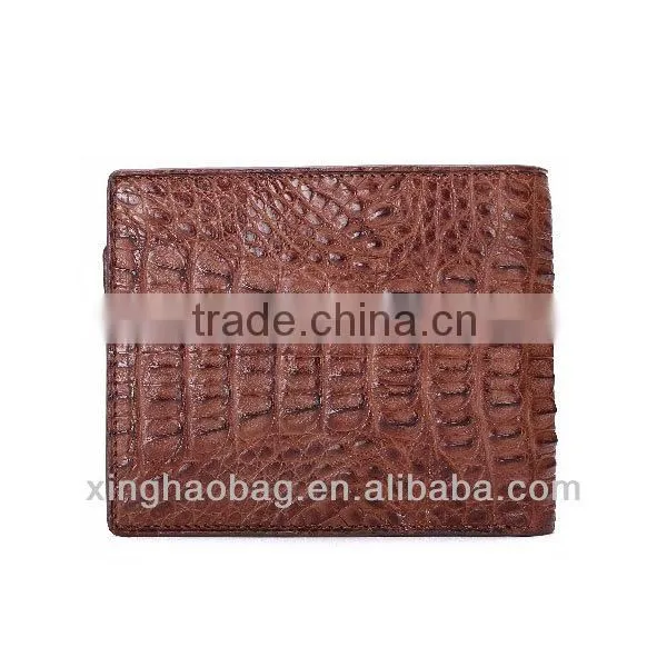 Must-have brand genuine crocodile skin wallet