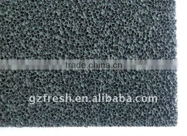 Best price Activated carbon sponge/foam in filter meshes for car cleaning