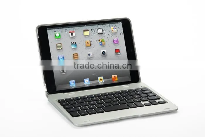 Bluefinger Ultra-slim portable Bluetooth keyboard case for iPad Mini ABS material
