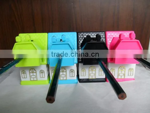 House Shaped Stylish Hand Crank Pencil Sharpener