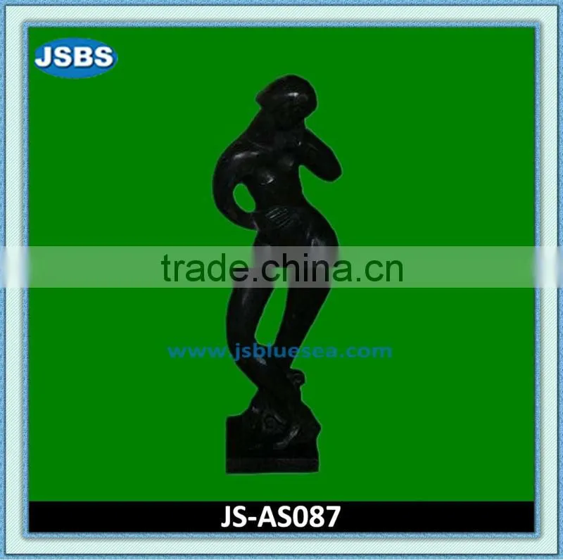 ornament marble carved abstract female sculpture