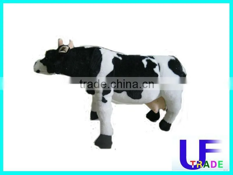 mascot for company stuffed cattle for the dairy company