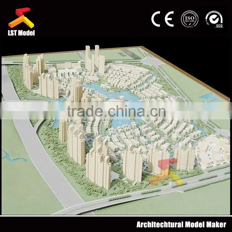 3D maquette building models for real estate developer