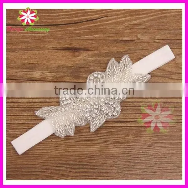 Wholesale bridal crystal embellishments rhinestone appliques for wedding dresses